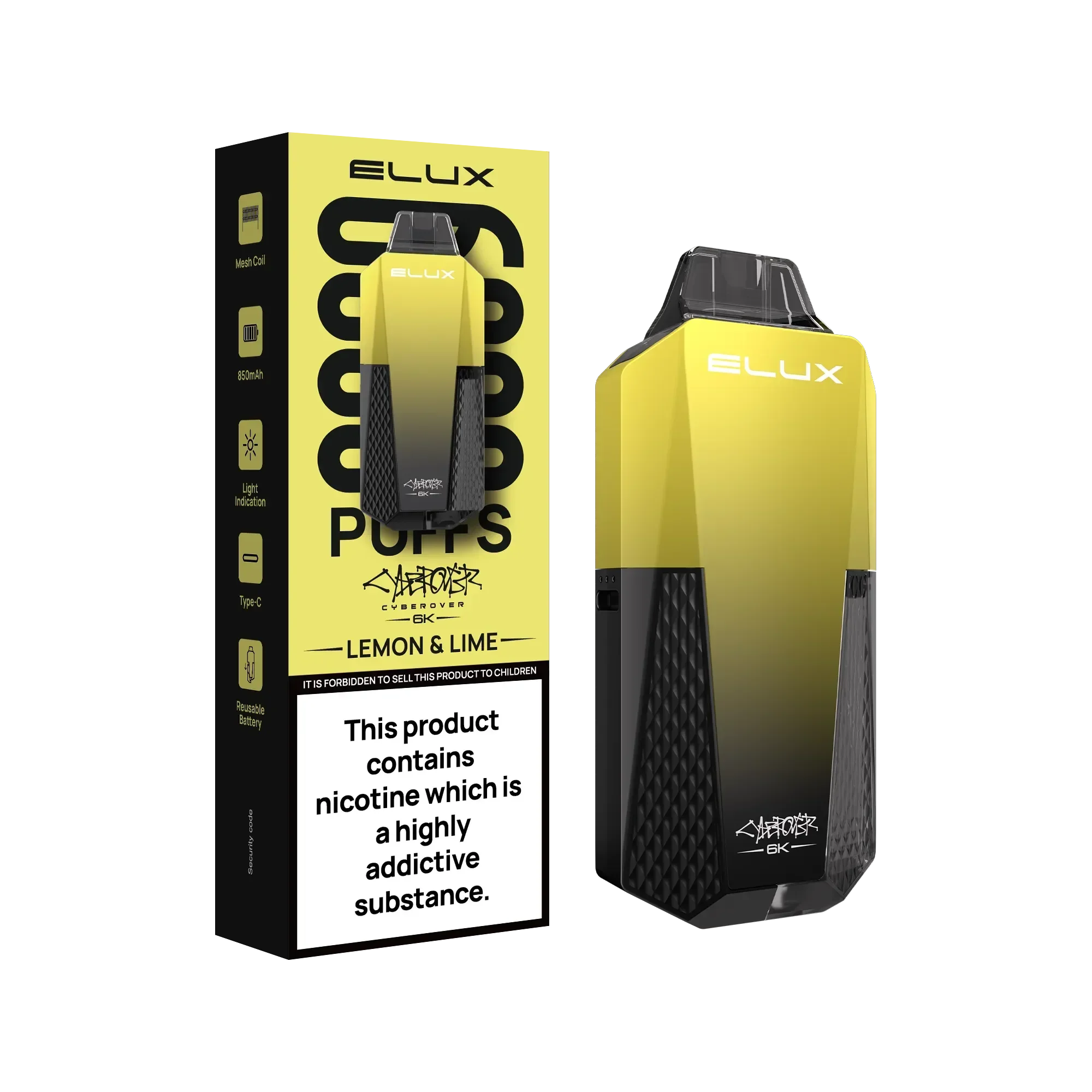 Elux Cyberover 6k Vape Kit - Image 11