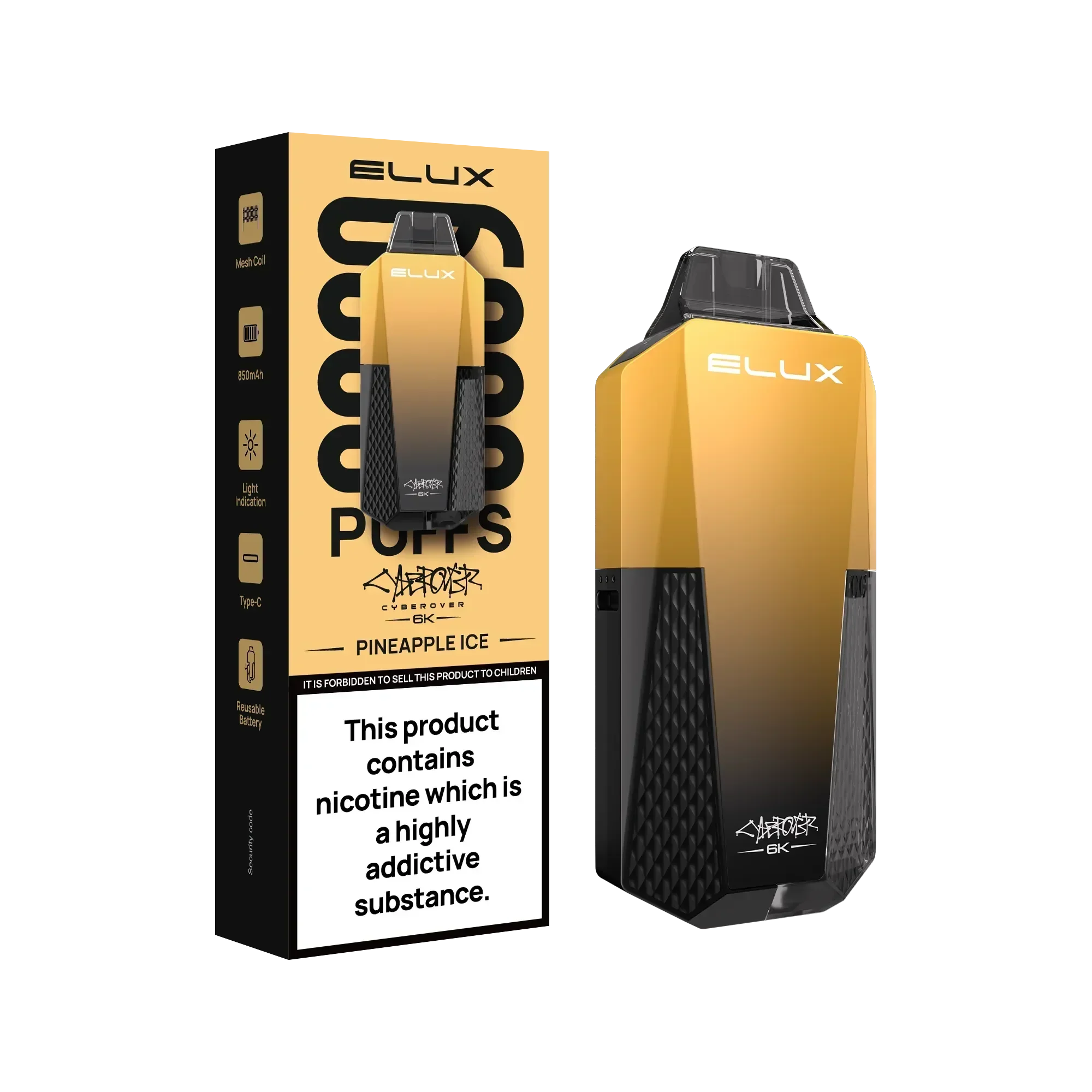 Elux Cyberover 6k Vape Kit - Image 14