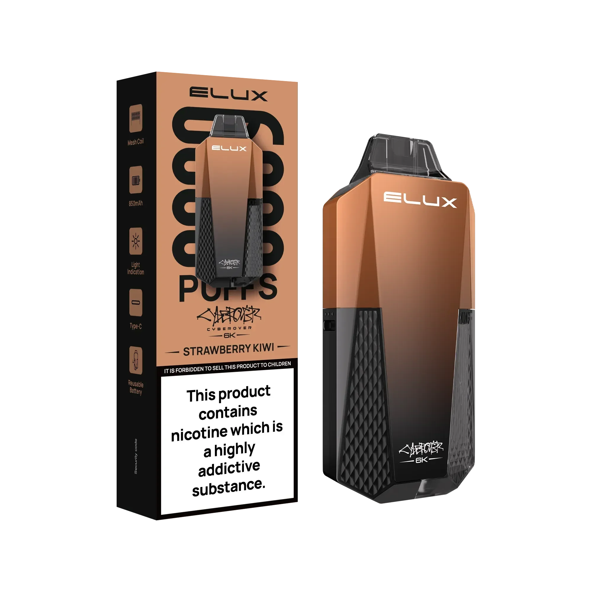 Elux Cyberover 6k Vape Kit - Image 16