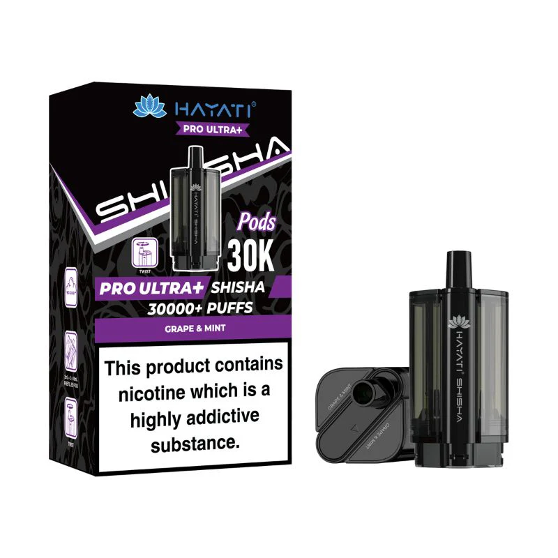 Hayati Pro Ultra Plus Shisha 30k Pods - Image 10