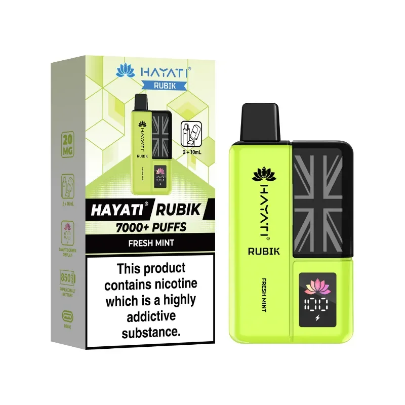 Hayati Rubik 7000 Pod Vape Kit - Image 9