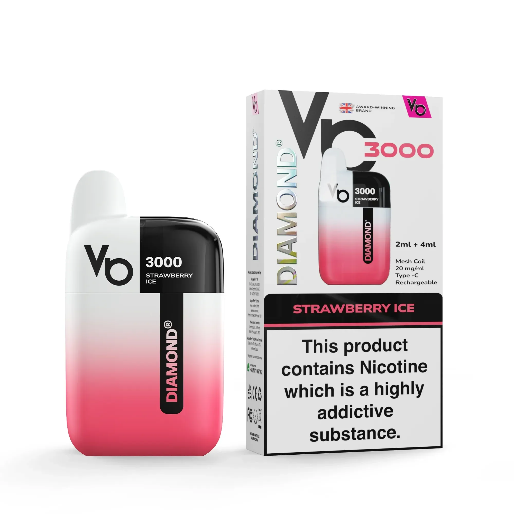 Vapes Bar Diamond 3000 Vape Kit - Image 3