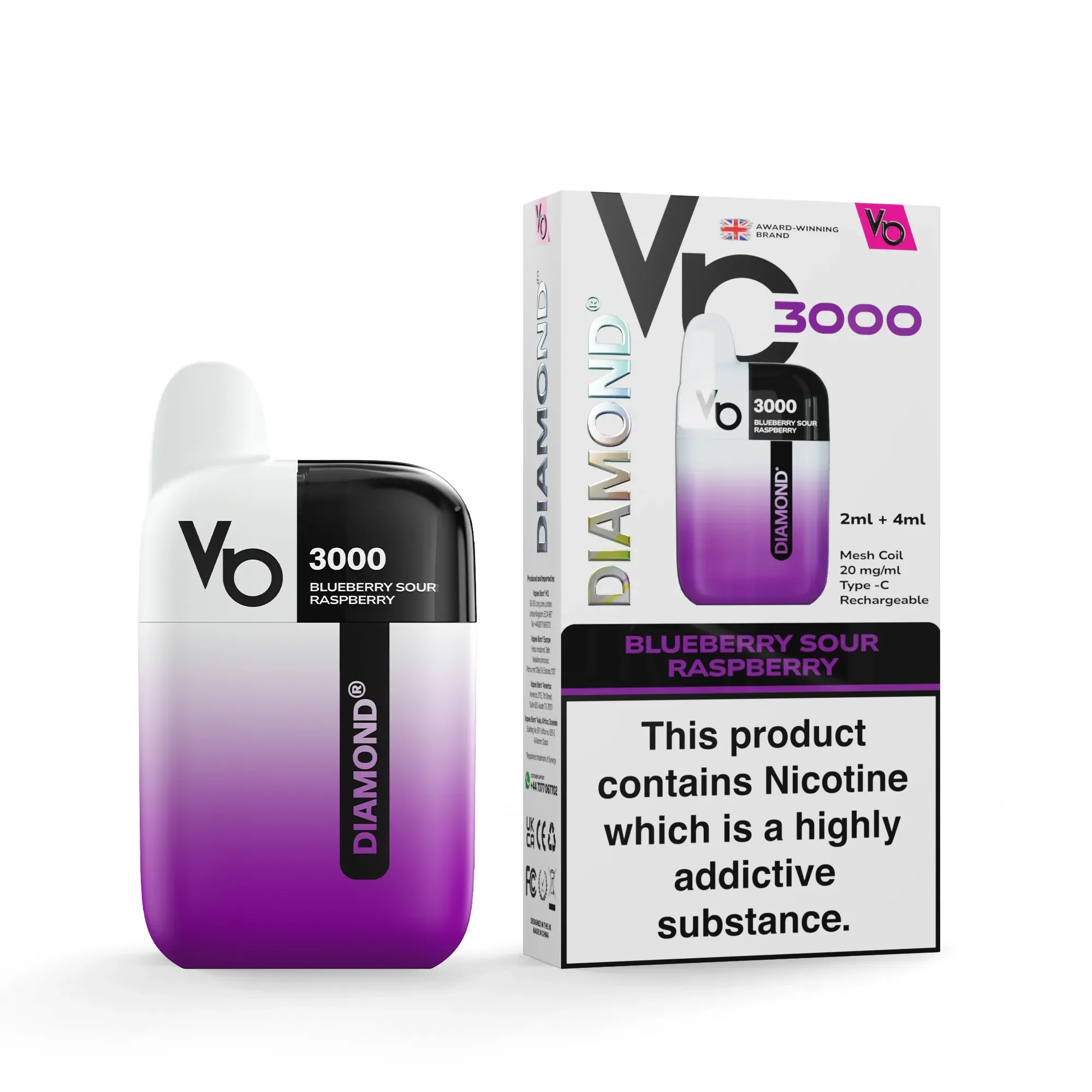Vapes Bar Diamond 3000 Vape Kit - Image 6
